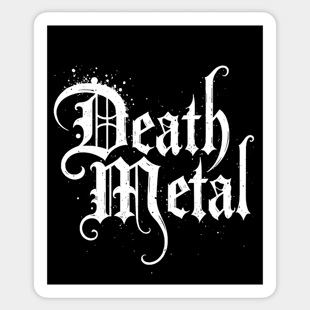Death Metal Sticker by CreativeSage
